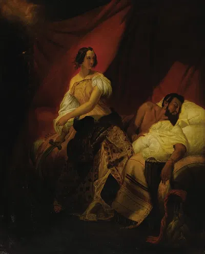 Judith & Holifer by Гораций Верне — digital art print download