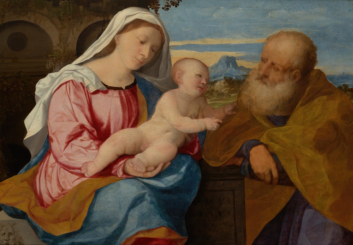 The Holy Family — Jacopo Palma Il Vecchio