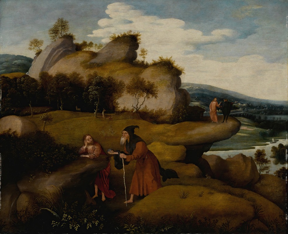 The Temptation of Christ — Jan Jansz Mostaert