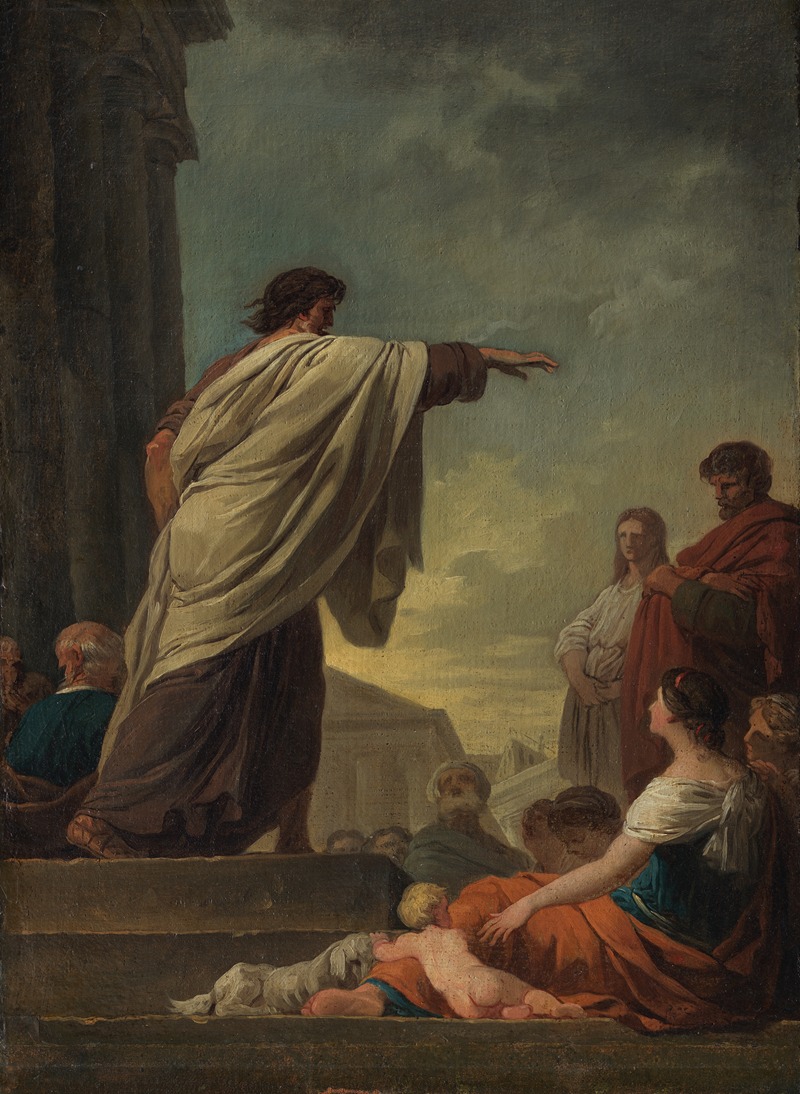 The Predication of Saint Paul — Жозеф Бенуа Сюве