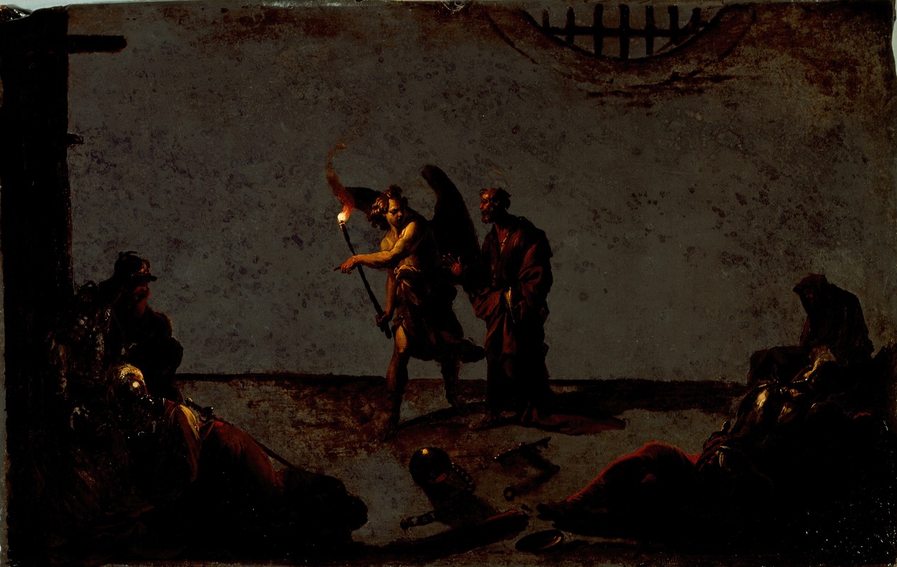 The Liberation of Saint Peter — Leonaert Bramer
