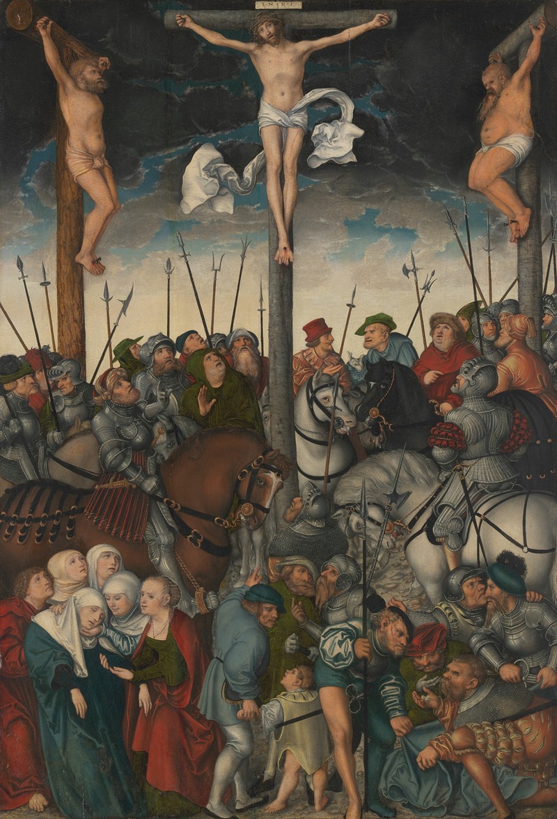 The Crucifixion by Лука Кранах Старший, 1538 — digital art print download