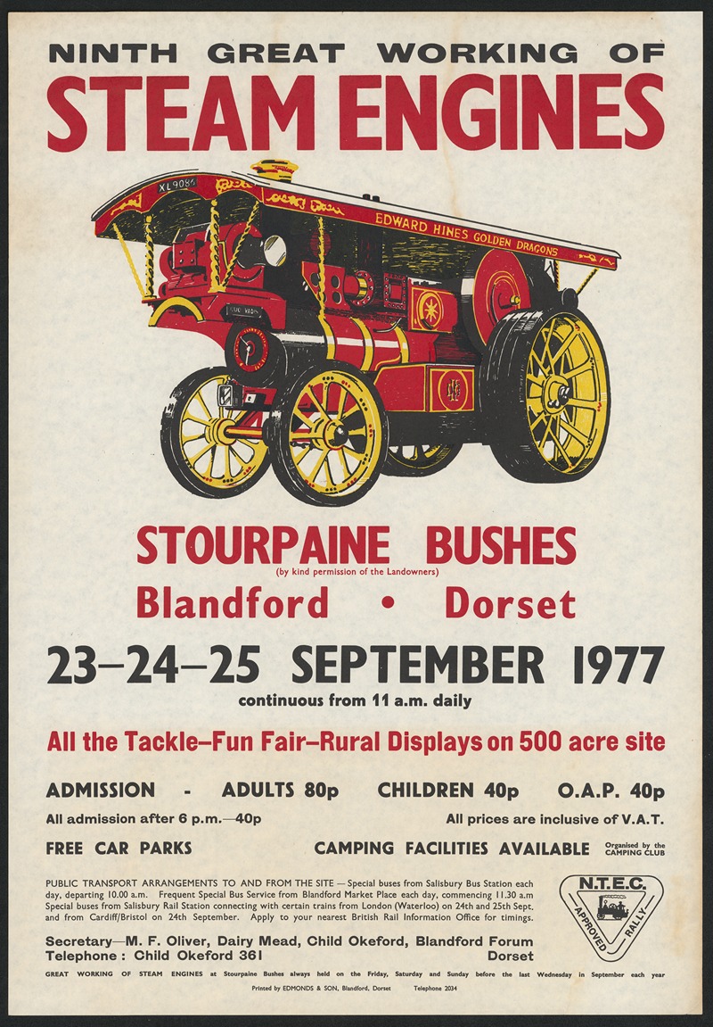 Ninth Great Working of Steam Engines — Edmond & Son