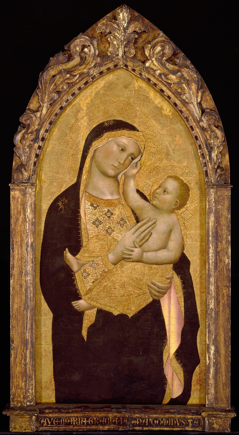 Virgin and Child by Niccolò di Pietro Gerini, 1390–1400 — digital art print download