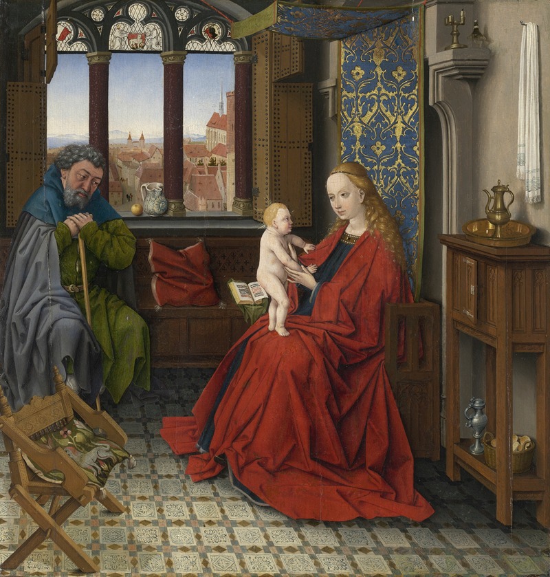 Holy Family by Нидерландская школа — digital art print download