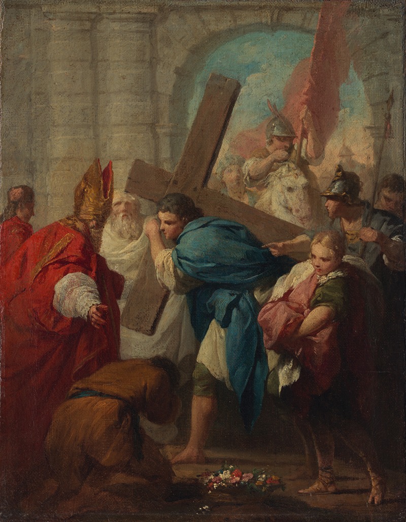 The Emperor Heraclius Carrying the Cross — Pierre Subleyras