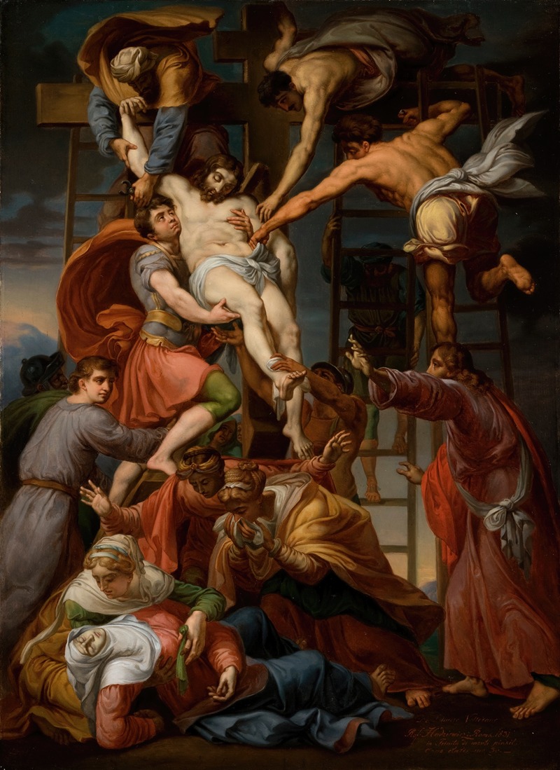 Deposition from the Cross by Рафаł Хадзевич, 1831 — digital art print download