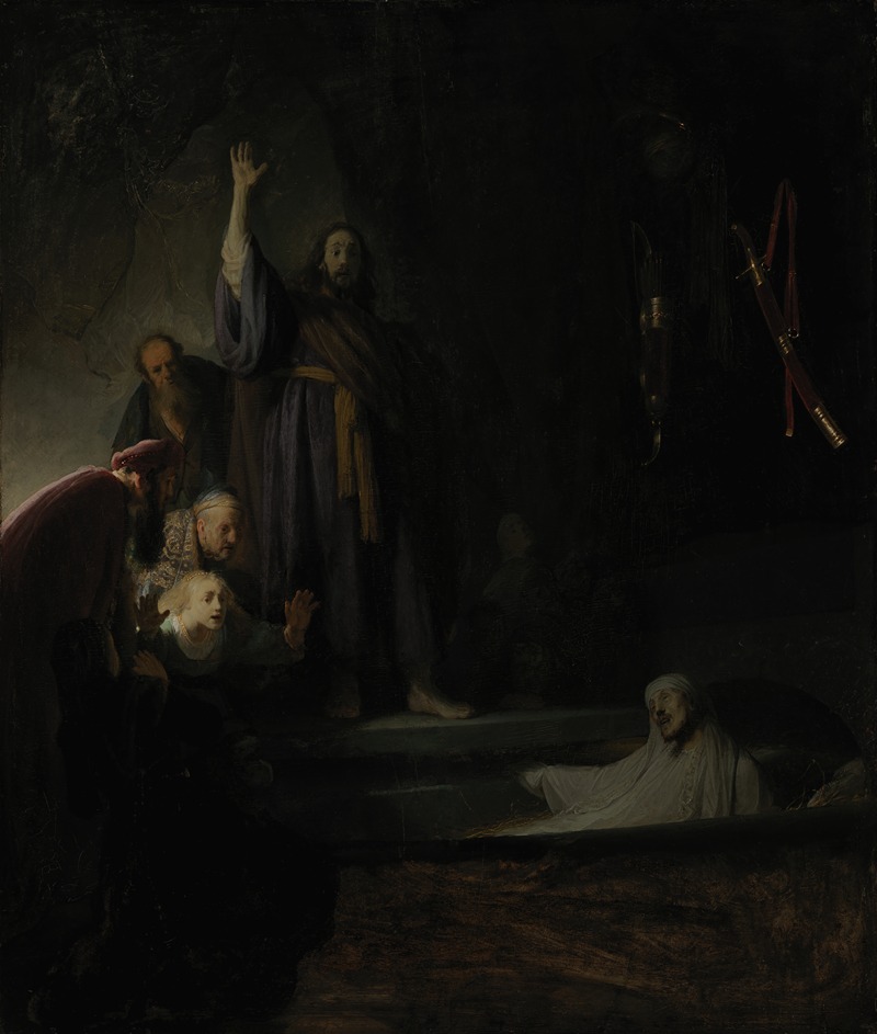 The Raising of Lazarus — Rembrandt van Rijn