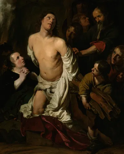 Martyrdom of Saint Lawrence by Соломон де Брей, 1652 — digital art print download