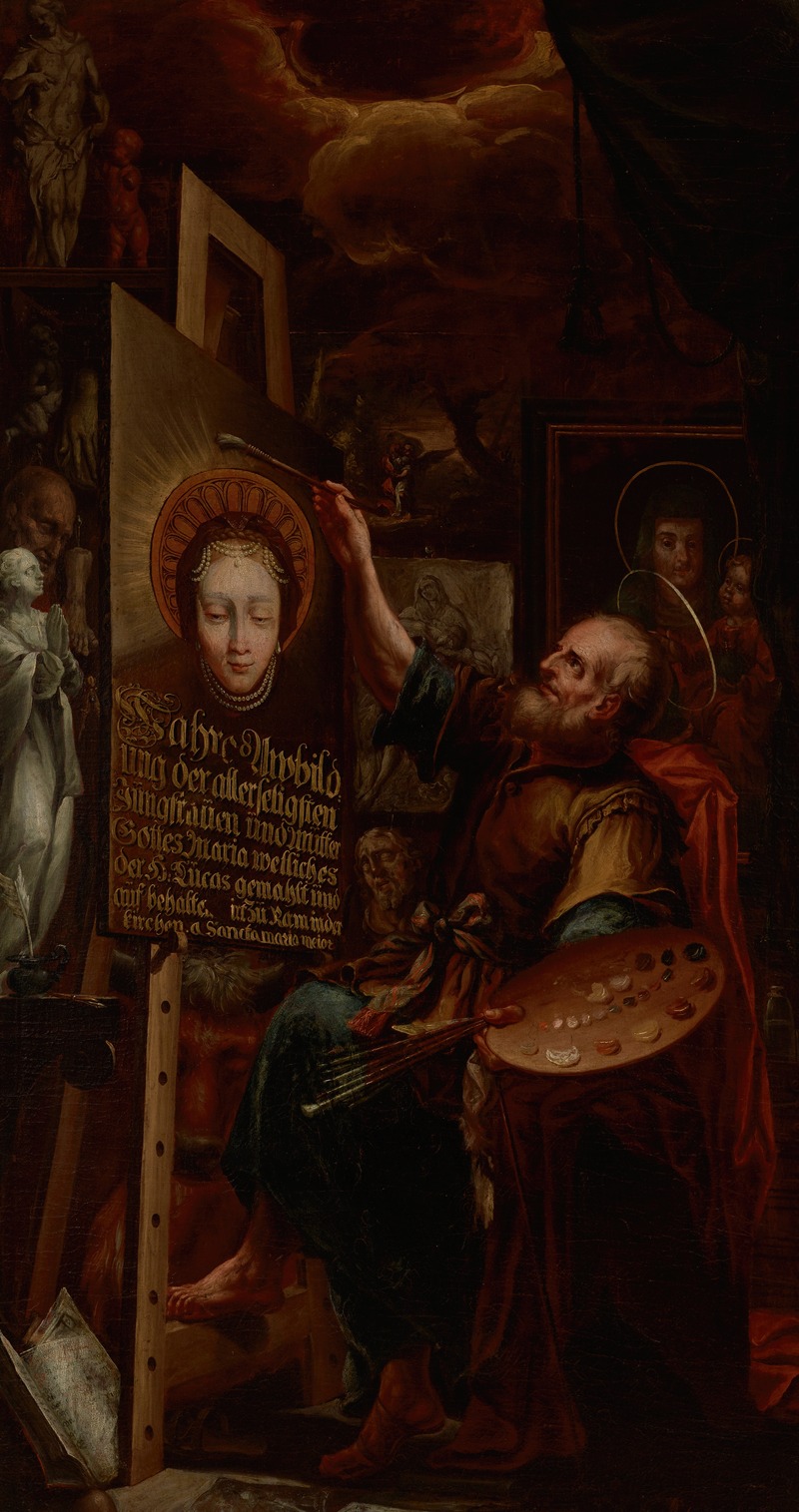 Saint Luke Painting the Madonna — Anonymous