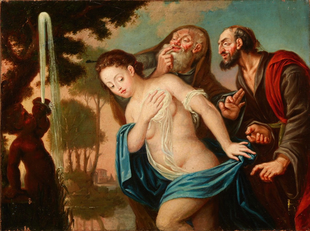 Susanna and the Elders by Аноним, 1750-1800 — digital art print download
