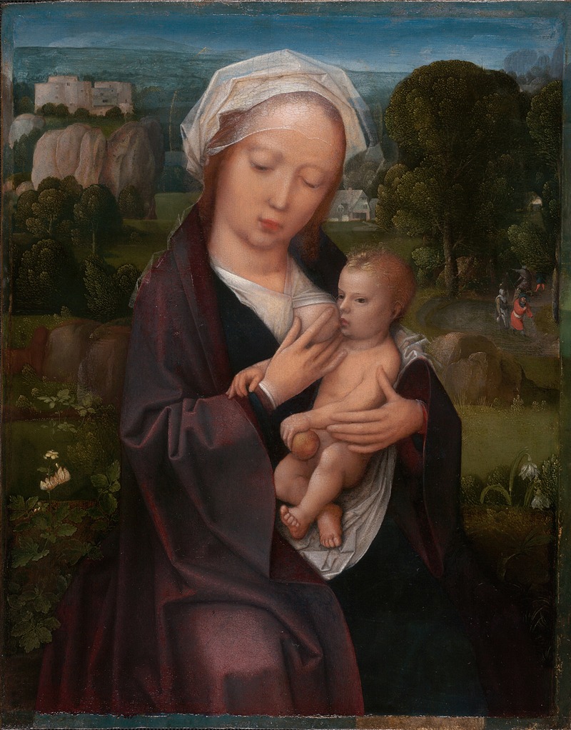 Virgin and Child by Workshop of Adriaen Isenbrant, 1515 — digital art print download