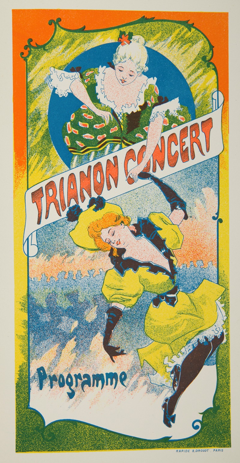 Trianon Concert by Фердинанд Мисти-Мифльез, 1897 — digital art print download