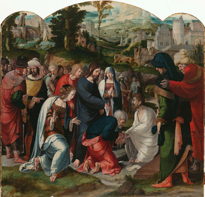 The Raising of Lazarus — Aertgen Claesz van Leyden