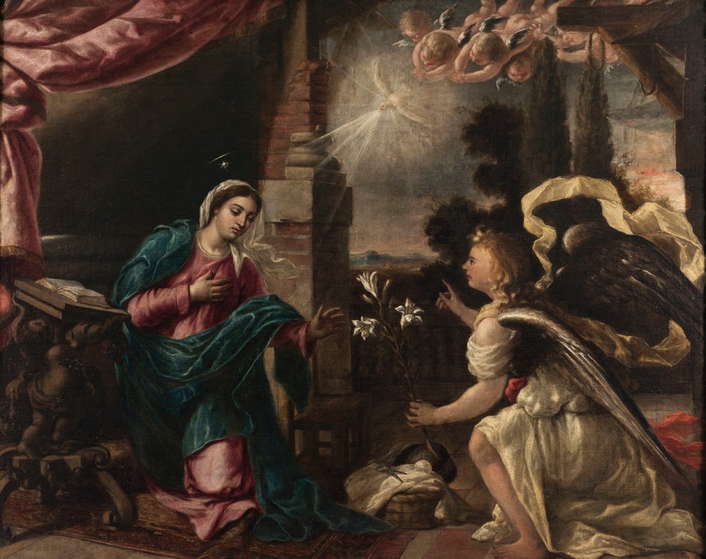 L'Annonciation by Аноним, 1669 — digital art print download