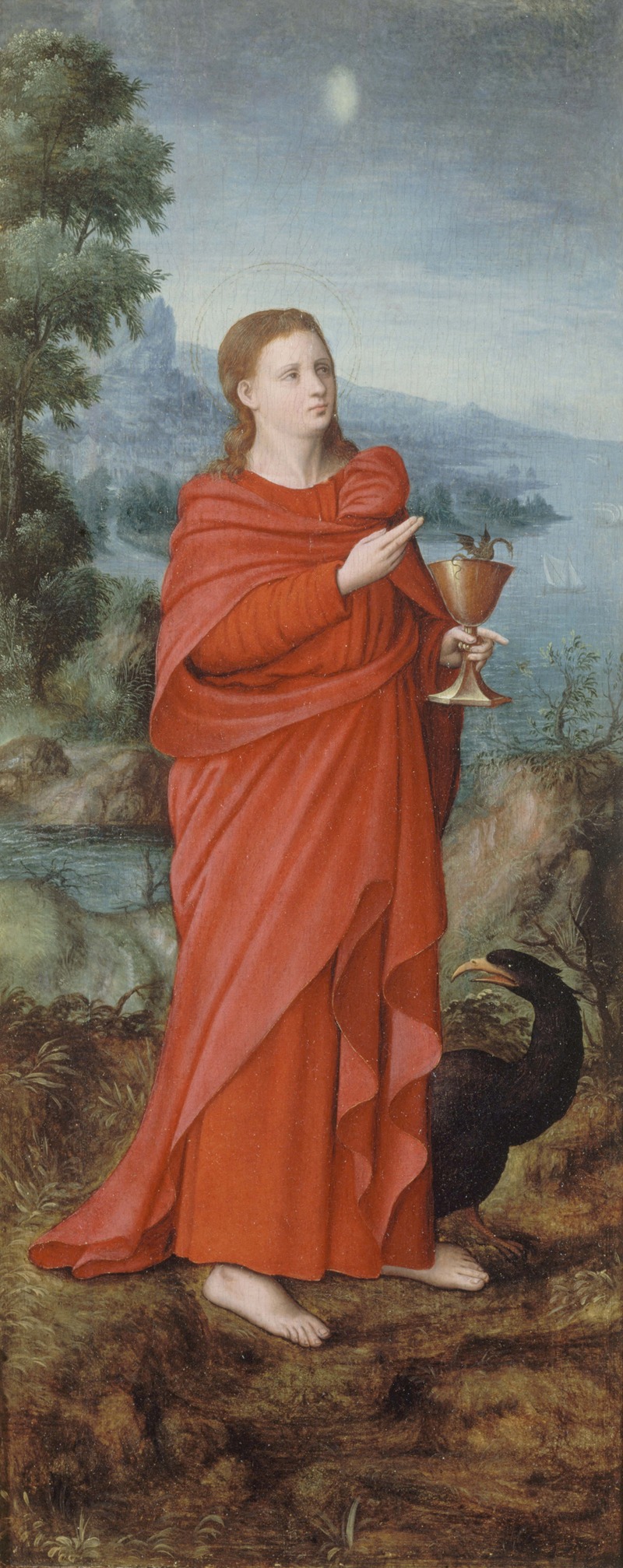 Saint Jean à Patmos by Аноним, 1500-1600 — digital art print download