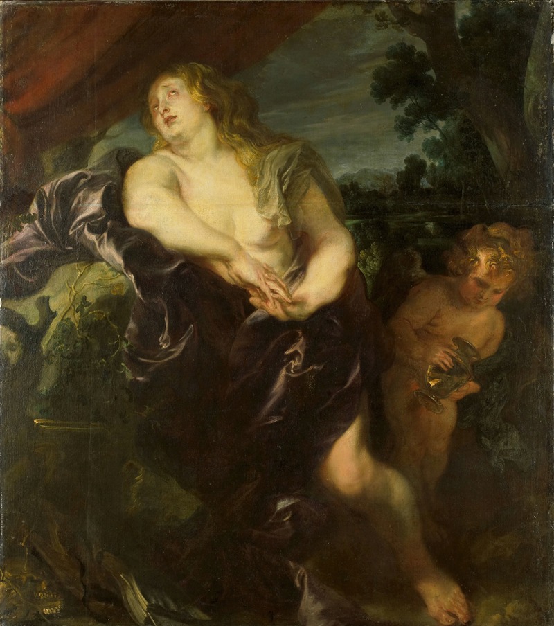 The Penitent Saint Magdalen by Антоний ван Дейк, c. 1620 — digital art print download