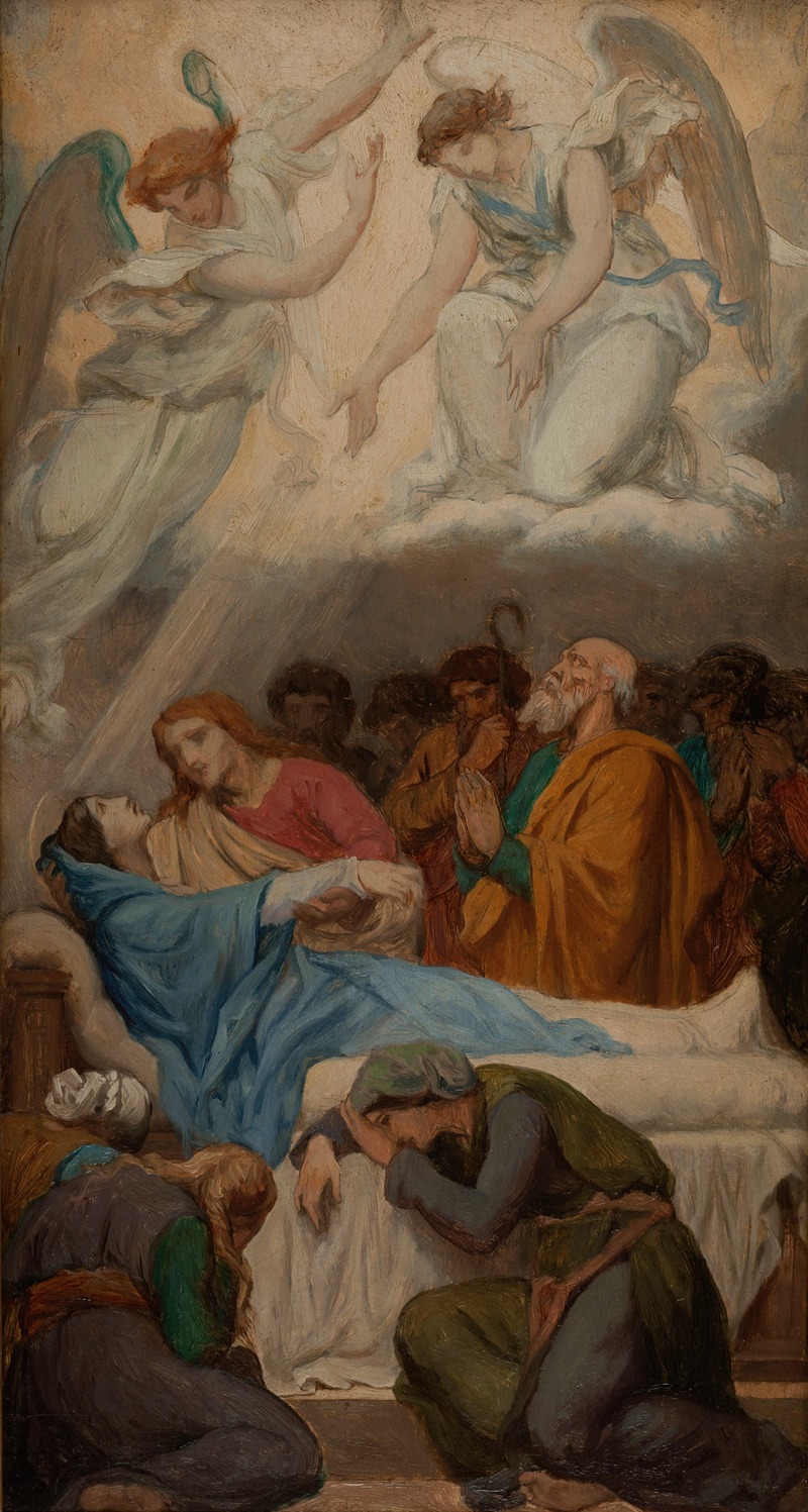 La Mort de la Vierge by Émile Bin, 1869 — digital art print download
