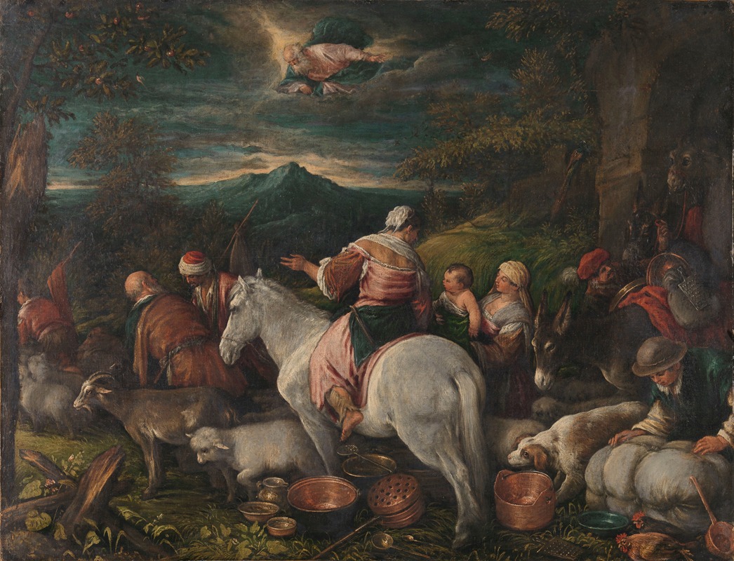 Abraham Leaves Haran by Франческо Бассано Младший, 1560 - 1592 — digital art print download
