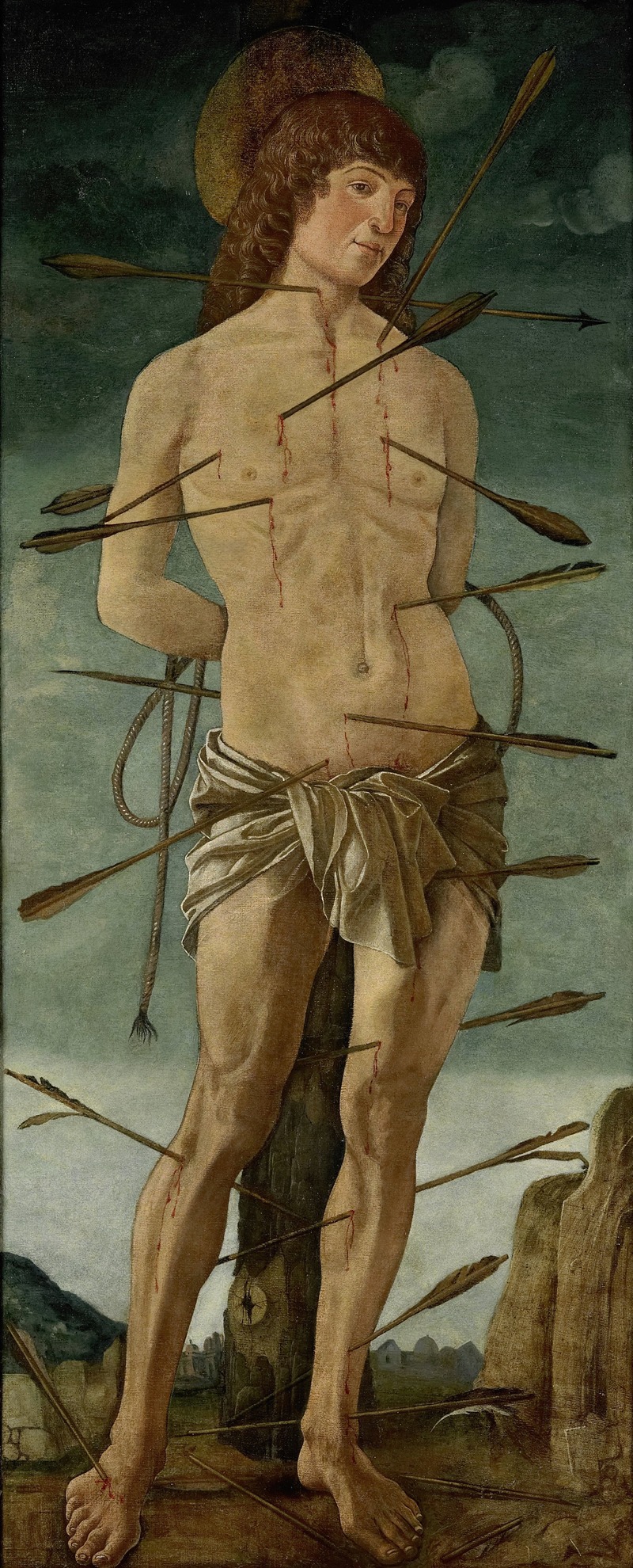 St Sebastian by Francesco Bonsignori, 1470 - 1490 — digital art print download