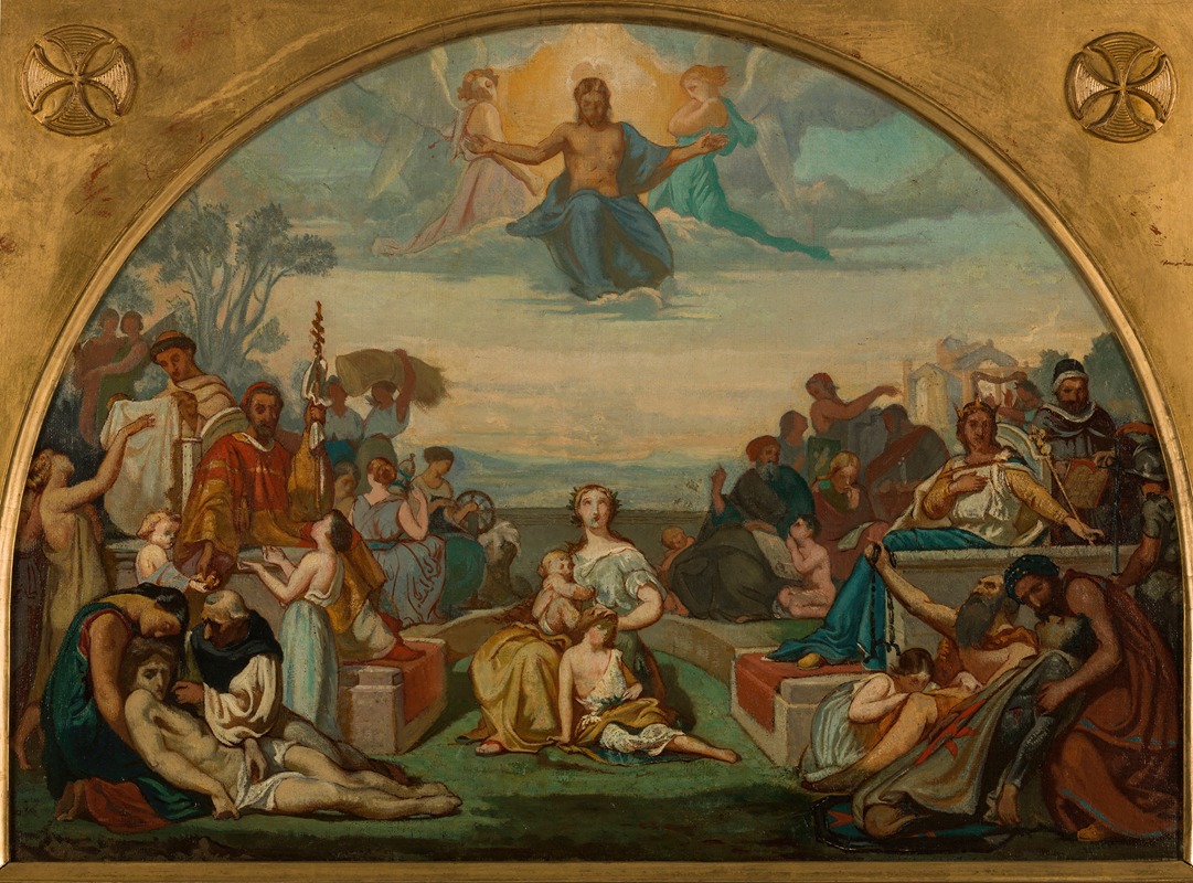 La Religion, Les Béatitudes by German Auguste von Bohn, 1847 — digital art print download