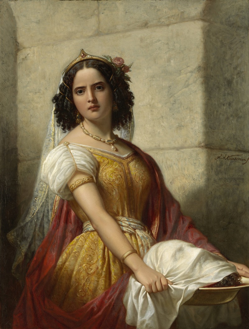 Salomé met het hoofd van Johannes de Doper — Jan Adam Kruseman