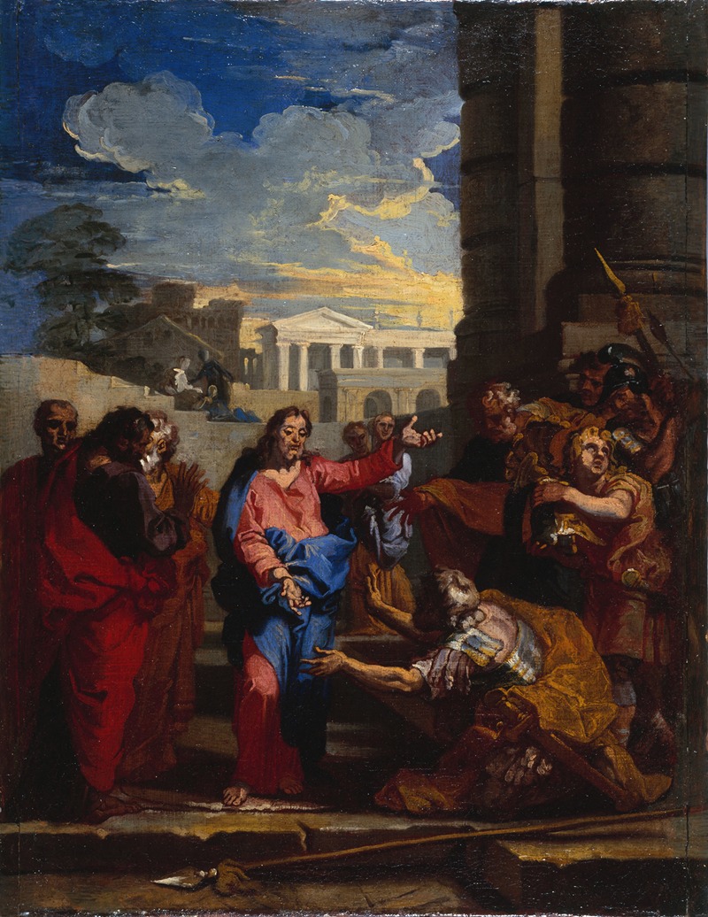 Le Christ et le centurion by Jean-Baptiste Corneille, 1690 — digital art print download