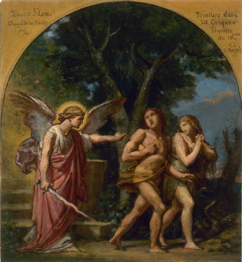 Le péché originel by Жан-Луи Безар, 1869 — digital art print download