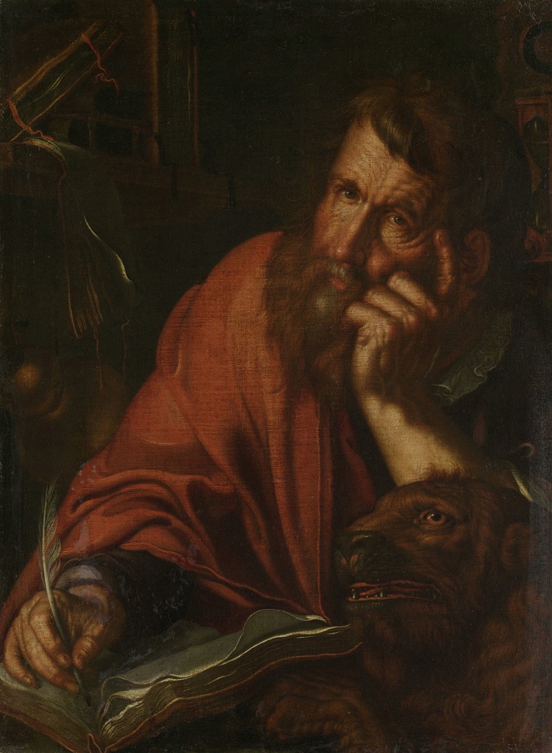 The Evangelist Saint Mark by Иоахим Втеваль, 1610 - 1615 — digital art print download