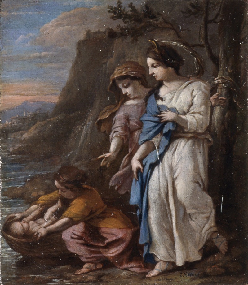Finding of Moses by Johannes Voorhout — digital art print download