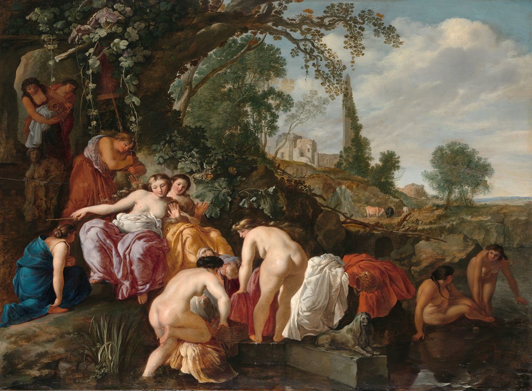 The Finding of Moses by Мойсес ван Уйтенбрук — digital art print download