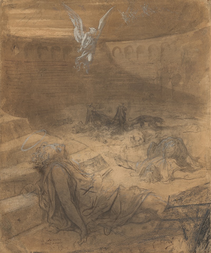 Christian Martyrs by Гюстав Доре, 1869-1871 — digital art print download