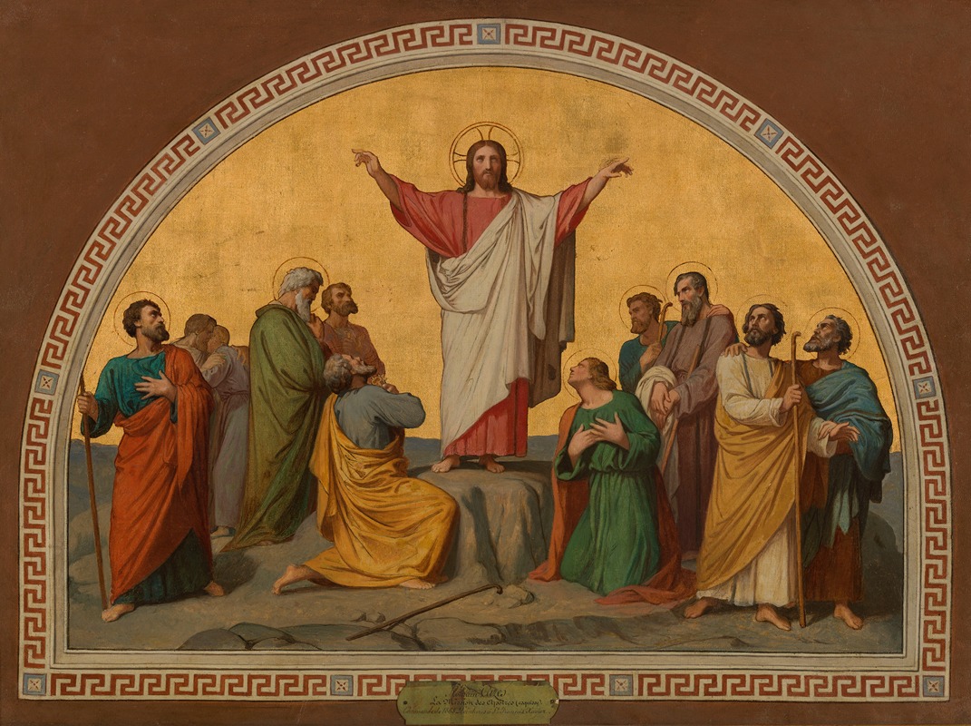 La mission des Apôtres by Romain Cazes, 1868 — digital art print download