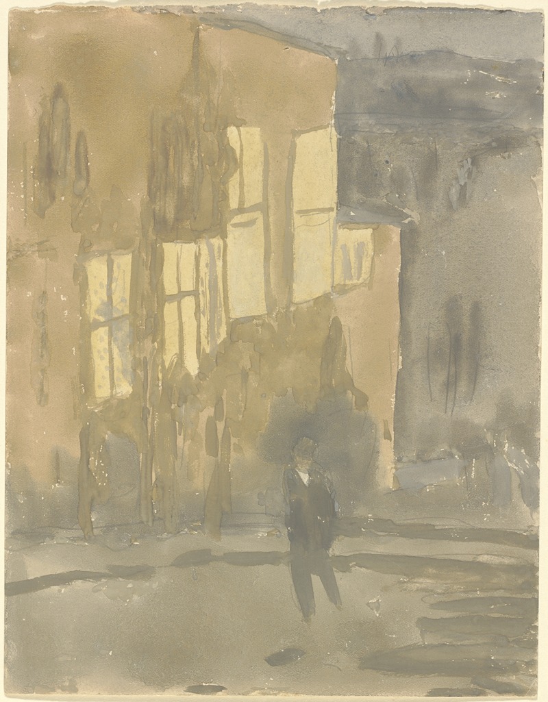 Street at Night, Meudon by Гвен Джон — digital art print download