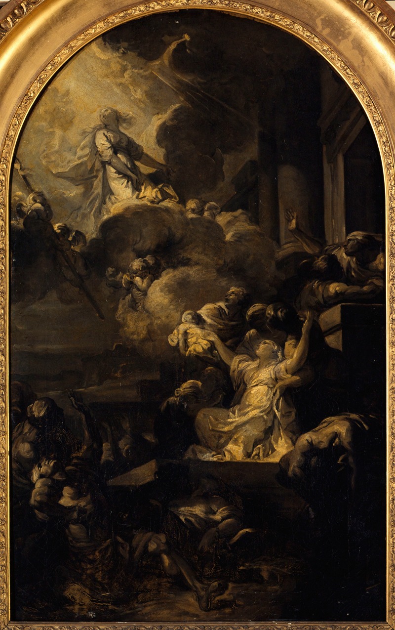 Le miracle des Ardents by Albert Alexandre Lenoir — digital art print download