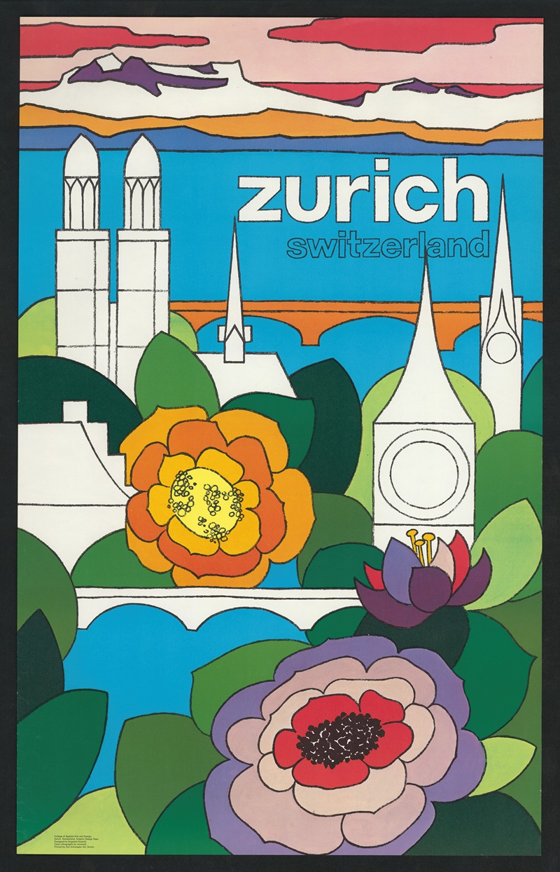Zurich, Switzerland by Karl Schwegler A.G. — digital art print download
