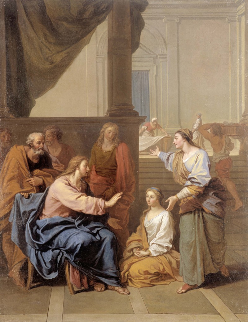 Le Christ chez Marthe et Marie — Claude Simpol
