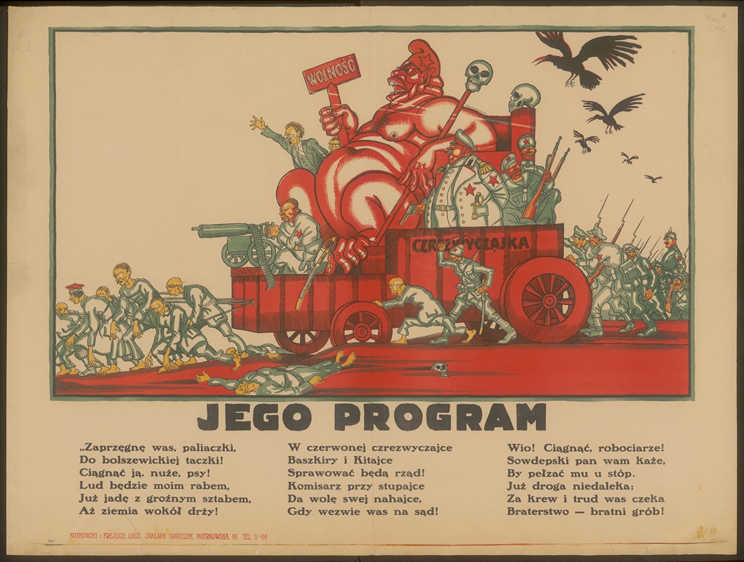Jego program by Kotkowski i Frejlich Zakłady Graficzne, 1920 — digital art print download