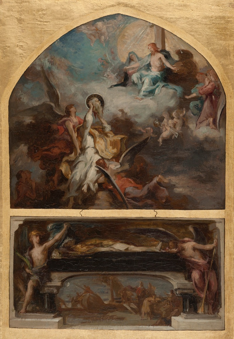 Résurrection et Apothéose de saint Denis by Анри Леопольд Леви, 1873 — digital art print download