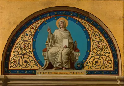 La Théologie by Joseph-Frédéric-Charles Soulacroix, 1866 — digital art print download