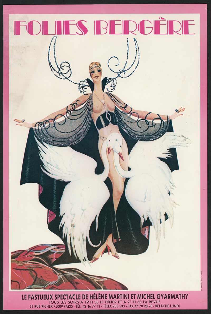 Folies Bergère by L. Martinet — digital art print download