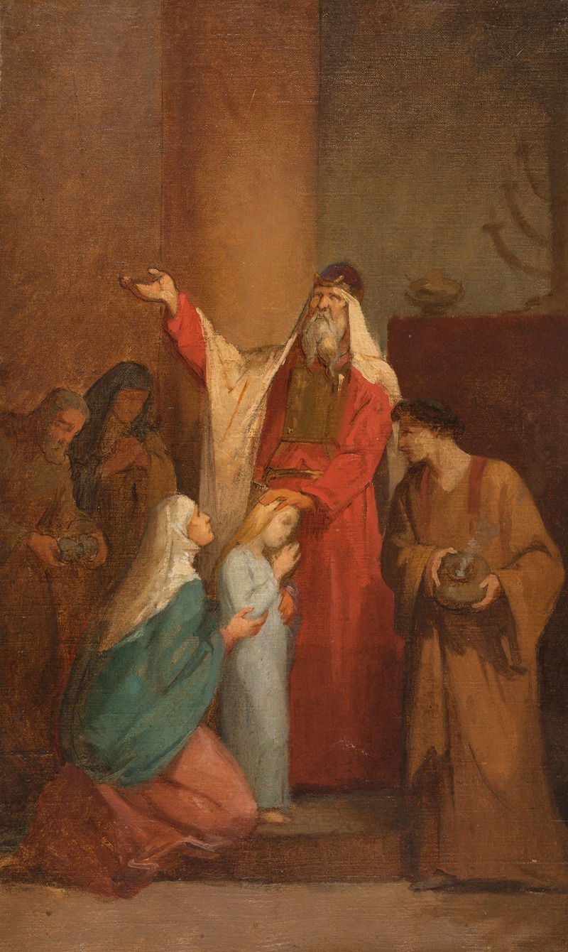 La Présentation de la Vierge au Temple by Nélie Jacquemart, 1866 — digital art print download