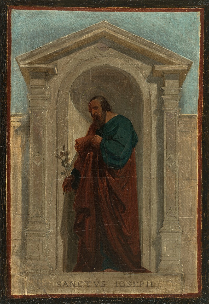 Saint Joseph by Nicolas Auguste Hesse, 1840 — digital art print download