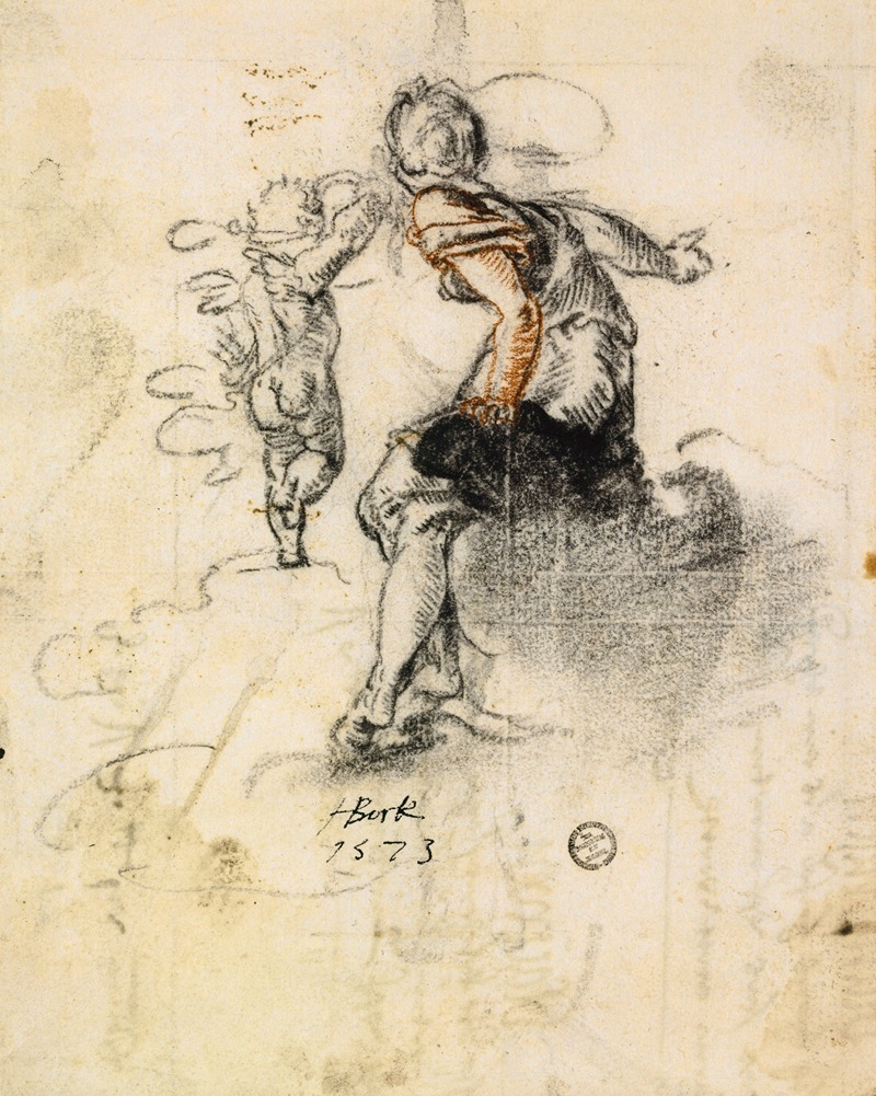 Venus entsendet Amor by Ганс Бок старший, 1573 — digital art print download