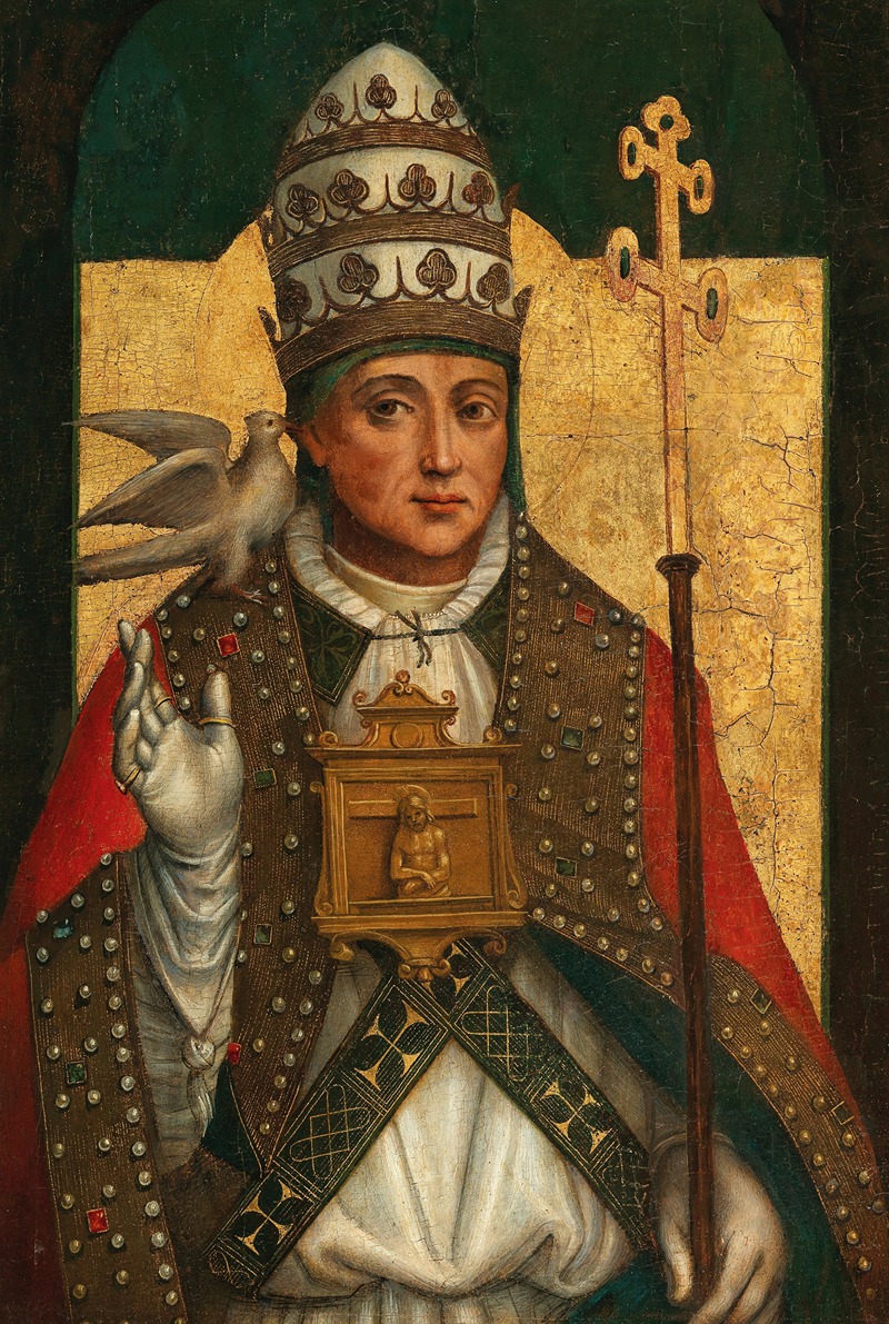 Saint Gregory the Great by Defendente Ferrari — digital art print download