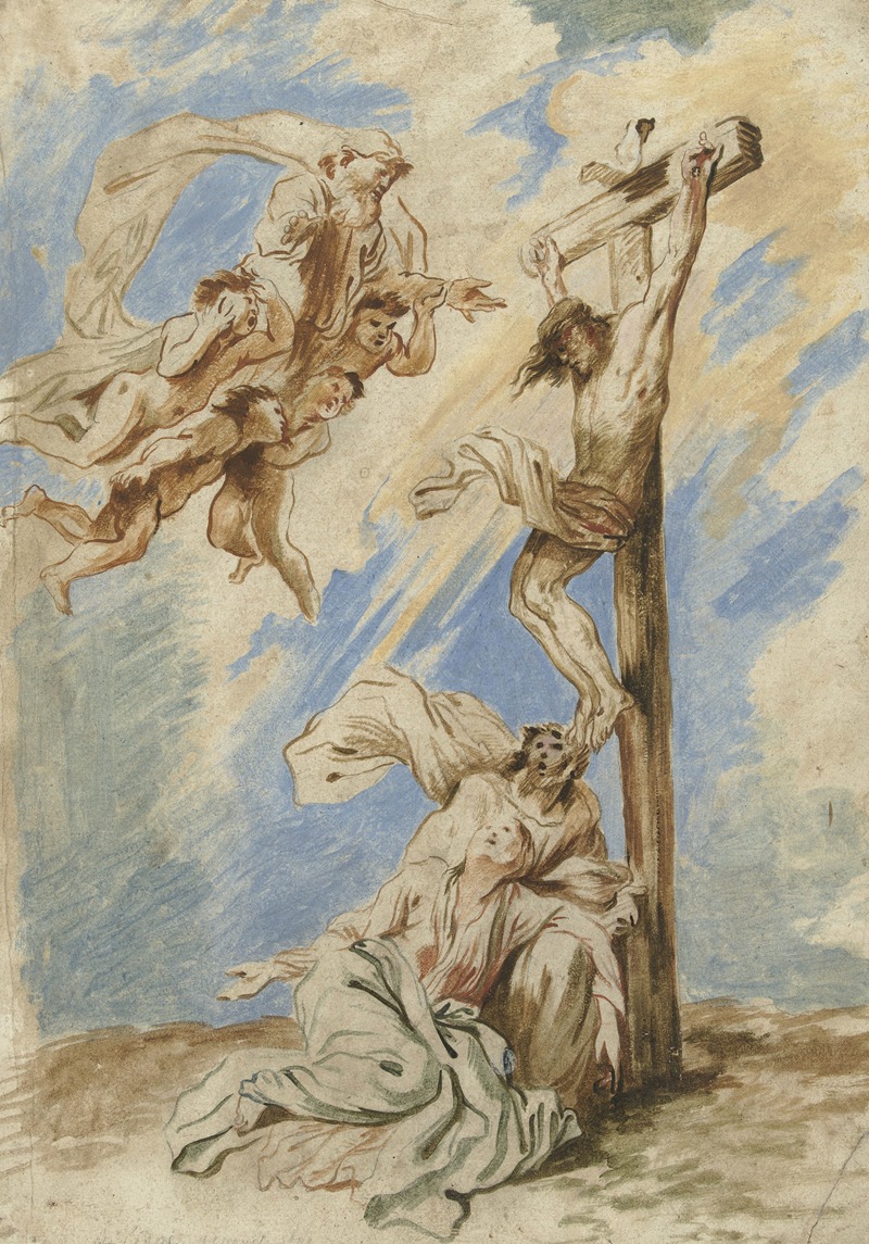 Christ on the Cross by Джованни Бенедетто Кастильоне — digital art print download