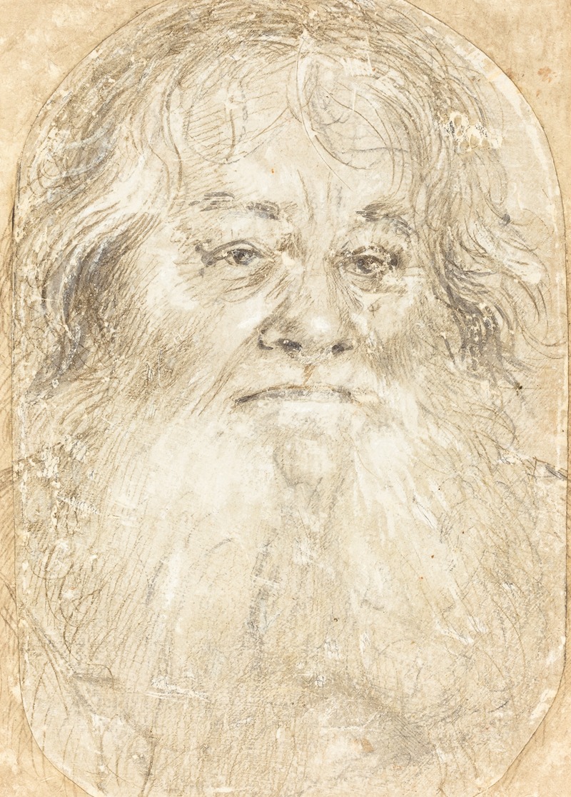 Study of a Bearded Man (verso) by Ганс Гольбейн Старший — digital art print download