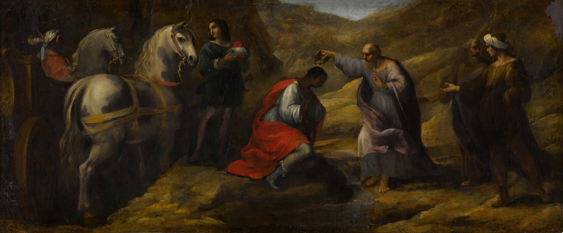 Baptism of the Moor — Flaminio Allegrini