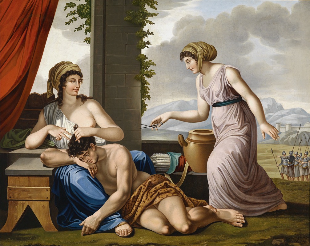 Samson und Delila by Josef Worlicek — digital art print download