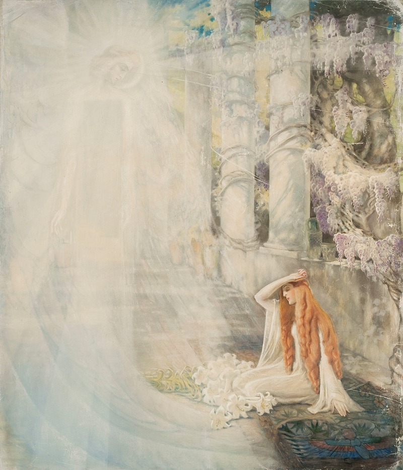 Vision II – sketch for 'Annunciation' by Казимеж Стаборовский — digital art print download